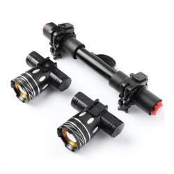 Bară de lumină LED duală pentru trotineta electrică Xiaomi cu baterie de 1200mAh  - 1 Bară de lumină LED duală pentru trotineta 