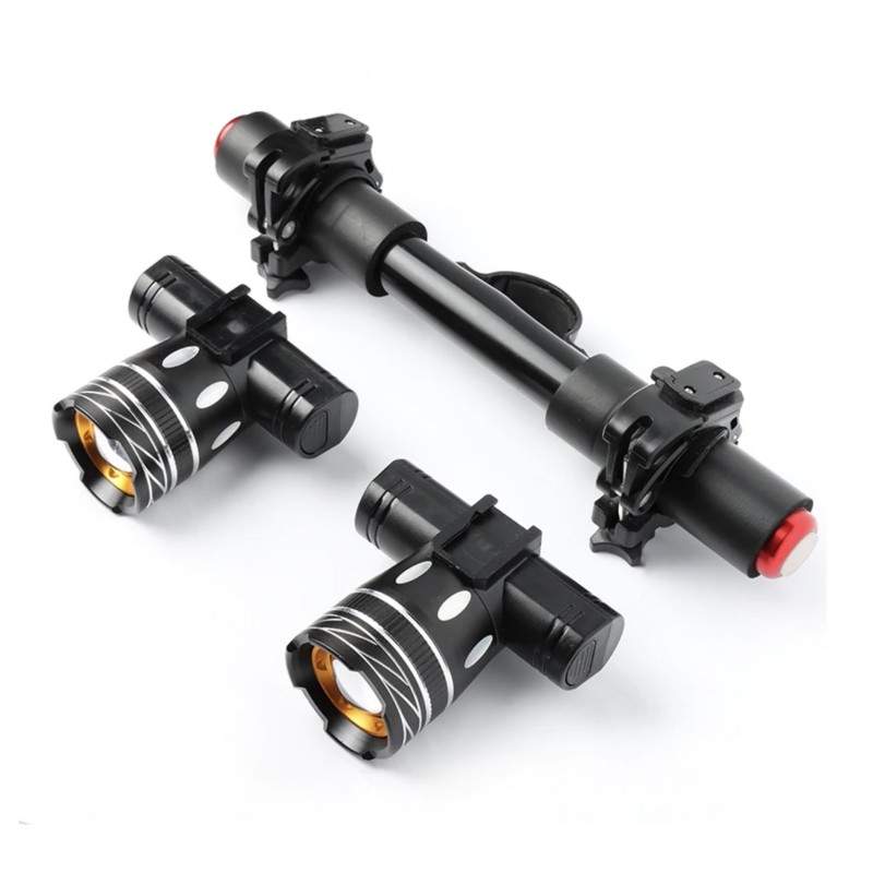 Kahekordne LED-valgustiba Xiaomi elektrilise rolleri jaoks koos 1200 mAh akuga  - 1 Kahekordne LED-valgustiba Xiaomi elektrilise