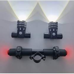 Bară de lumină LED duală pentru trotineta electrică Xiaomi cu baterie de 1200mAh  - 3 Bară de lumină LED duală pentru trotineta 