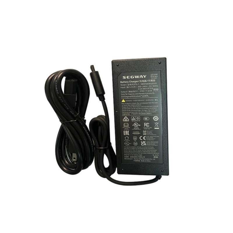Chargeur pour Segway GT1 / GT1E / GT2 - adaptateur secteur pour trottinette electrique, cable et connecteur de rechange Segway -