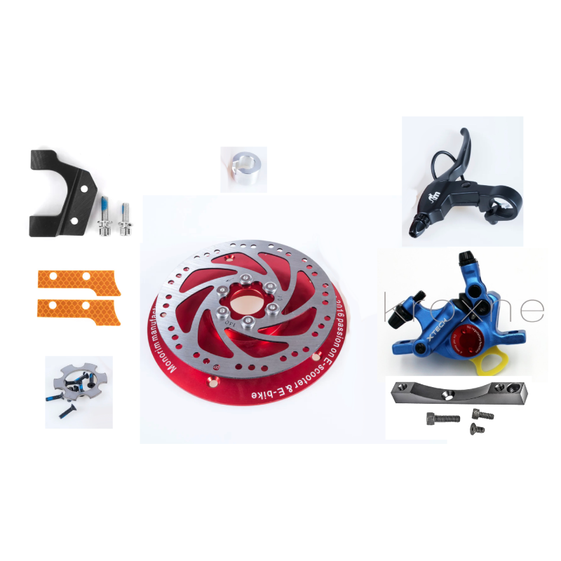 Monorim MD-MXR1 Pro rear disc brake kit for 350w/500w motor on Ninebot Max G30 scooter or similar Monorim - 3 
Install rear disc