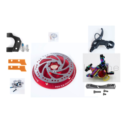 Monorim MD-MXR1 Pro rear disc brake kit for 350w/500w motor on Ninebot Max G30 scooter or similar Monorim - 6 
Install rear disc