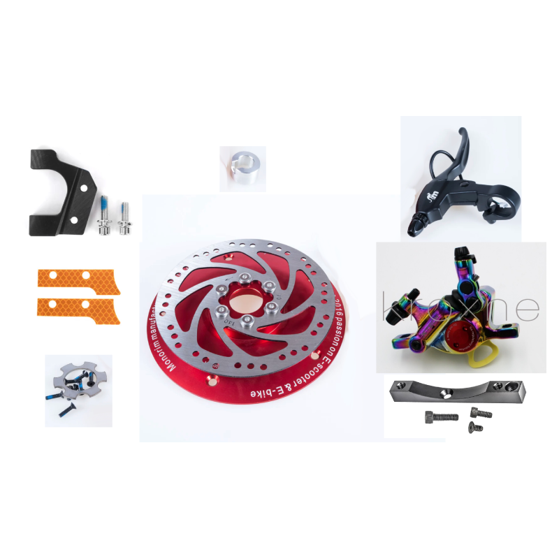Monorim MD-MXR1 Pro rear disc brake kit for 350w/500w motor on Ninebot Max G30 scooter or similar Monorim - 6 
Install rear disc