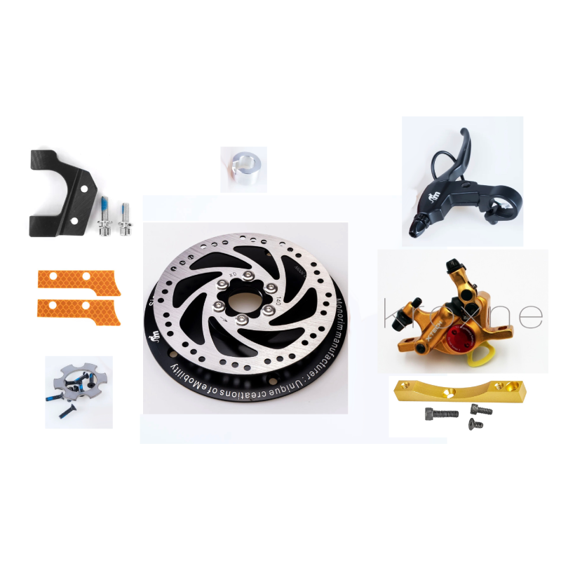 Monorim MD-MXR1 Pro rear disc brake kit for 350w/500w motor on Ninebot Max G30 scooter or similar Monorim - 13 
Install rear dis