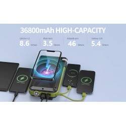 Uendelig batteri med trådløs lader Monorim PN W26 RADIO FM Monorim - 4 
Skaff deg en 36800mah powerbank som lader med sollys nå.