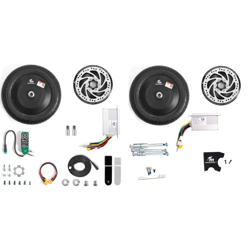 Monorim Dual52 Pro Ultra (includes two 500w motors) Monorim - 3 
Includes a 14400mah battery with 60ah BMS
48v 3A battery charge