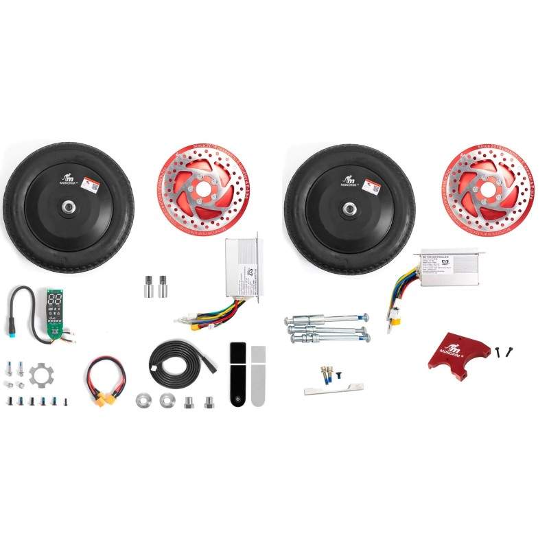 Monorim Dual52 Pro Ultra (enthält zwei 500-W-Motoren) Monorim - 4 
Enthält einen 14400-mAh-Akku mit 60-Ah-BMS
48V 3A Batterielad