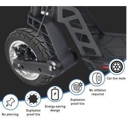 Neumático sólido, caucho macizo 10x2,75-6,5  -- 70-65-6,5 -- 10x2,70-6,5  - 7 Neumático sólido, caucho macizo 10x2,75-6,5  -- 70