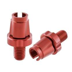 Adjustment screw for brake lever for electric scooter, bicycle or similar vehicle. M7 and M10 aluminum  - 11 Adjustment screw fo