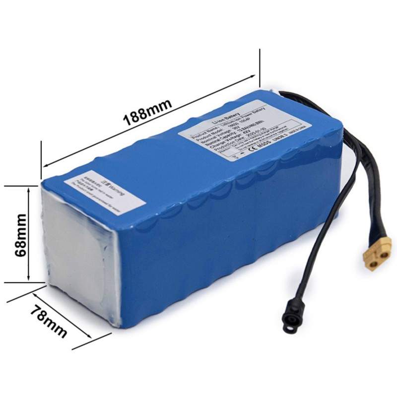 Batterie externe supplémentaire 36v 12800mah pour scooter électrique ou vélo électrique  - 2 Batterie externe supplémentaire 36v