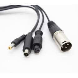 GX16 to DC5.5mm / DC8mm / XLR / GX12 charger converter cable  - 2 GX16 to DC5.5mm / DC8mm / XLR / GX12 charger converter cable
G