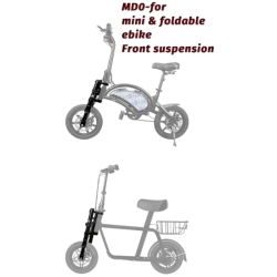 Suspensão dianteira hidráulica Monorim MD0 com amortecedores pneumáticos para Mini-bike Monorim - 4 Suspensão dianteira hidráuli