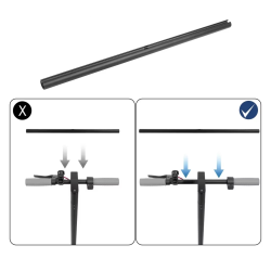 52cm förlängt styre för Xiaomi, Ninebot eller liknande elskotrar.  - 2 52cm förlängt styre för Xiaomi, Ninebot eller liknande el
