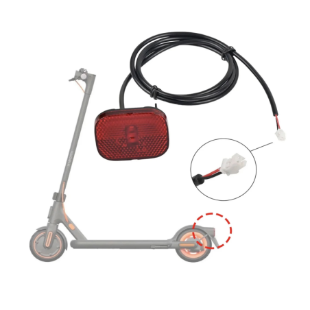 Luz trasera para el guardabarros del Xiaomi Scooter Mi 4 Go  - 1 Luz trasera para el guardabarros del Xiaomi Scooter Mi 4 Go
Luz