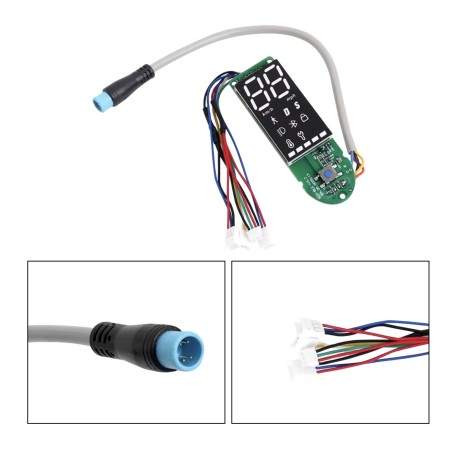 Panelʹ upravlinnya - ekran dlya Xiaomi Pro, Pro2, Essential z dvoma nezalezhnymy kabelyamy dlya ruchky halʹma  - 3 Panelʹ upravl