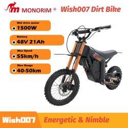 Monorim e-Moto Electric Wish007, 55 km/ch, 1500 W motor, 21Ah bateriya, reguliruemo khidravlichno okachvane Monorim - 6 Monorim 