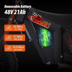 Monorim e-Moto Electric Wish007, 55 km/h, motor 1500 W, baterie 21Ah, suspensie hidraulică reglabilă Monorim - 7 Monorim e-Moto 