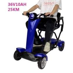 Chetirikolesen sgŭvaem elektricheski skuter sŭs stol za vŭzrastni khora Segway - Ninebot - 4  
