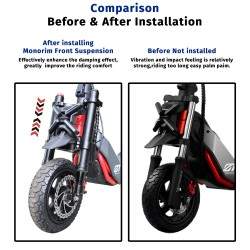 Sospensione anteriore Monorim-ZT3 per monopattino elettrico Segway ZT3 Pro - kit upgrade Monorim - 7 
Compatibilita: sospensione