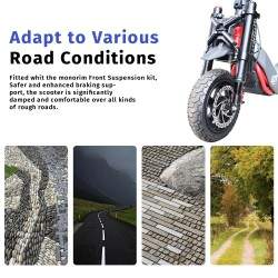 Suspension avant Monorim-ZT3 pour trottinette electrique Segway ZT3 Pro - kit upgrade Monorim - 9 
Compatibilite: suspension ava