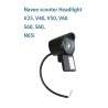 Sprednja luc za Navee V25/V40/V50/V50i Pro/S40/S60/N65/N65i ali podobno - LED zarnomet Navee - 3 Zdruzljivo z Navee V25, V40, V5
