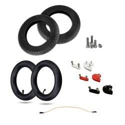 Kits de pneus Wanda completos de 10 "para Xiaomi M365, 1S, Pro2 e M365 Pro WANDA - 4 Dois pneus Wanda de 10 polegadas - inclui d