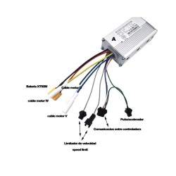 Achtercontroller voor 60V 35A JP elektrische scooter KROXNE - 2  