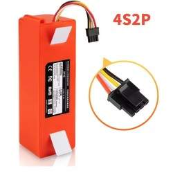 Smennyy akkumulyator dlya robota-pylesosa Xiaomi 14,4 V dlya Xiaomi Roborock S55 S60 S65 S50 S51 S5 MAX S6 Xiaomi - 2  