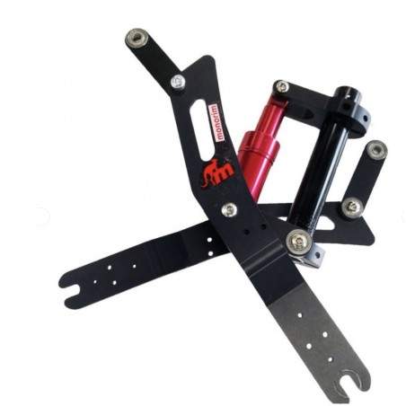 Förstärkt strukturell axel för Monorim framfjädring Monorim - 4 
Strukturell axel för Monorim-upphängning med området för den sv