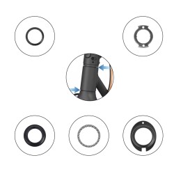 Komplet krmiljenja in lezajev za Segway Ninebot KickScooter F20 F25 F30 F40 D18 D28 D38 ali podobno Segway - Ninebot - 2 Zdruzlj