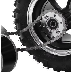 Kit de conversie DIY (2 motoare, controler și accelerație) - Anvelope pneumatice - Go Kart, scaun cu rotile KROXNE - 4  