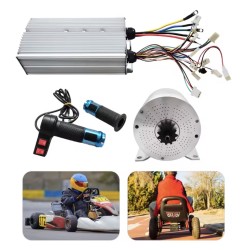 Kit de bricolaj cu motor electric fără perii DC 60V/72V cu controler de mare viteză pentru GoKart, bicicletă, scuter KROXNE - 8 