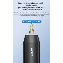 Rŭchen aparat za tochkovo zavaryavane H1 s 11 i H2 s 90 reguliruemi rezhima za litievi baterii KROXNE - 9  