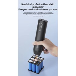 Ručná bodová zváračka H1 s 11 a H2 s 90 nastaviteľnými režimami pre lítiové batérie KROXNE - 11  
